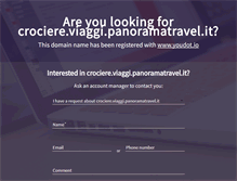 Tablet Screenshot of crociere.viaggi.panoramatravel.it